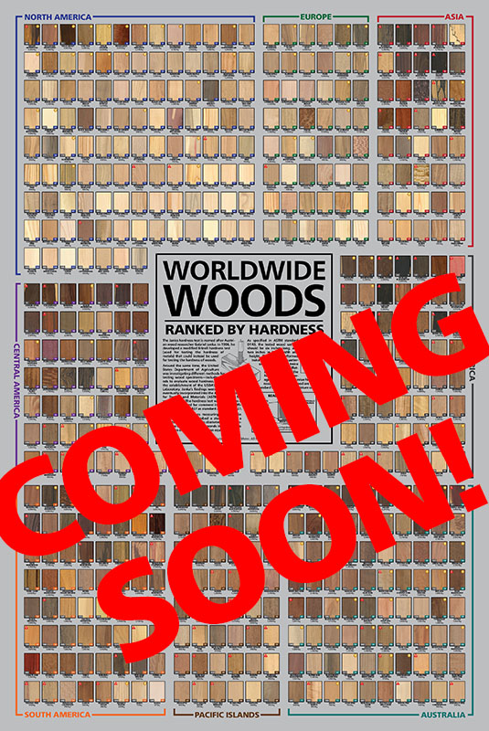 Worldwide Woods, a new poster The Wood Database