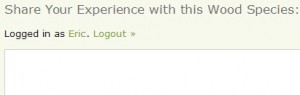 Share Your Experience with Wood!