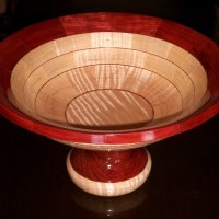Redheart, Curly Maple, Sapele (turned)