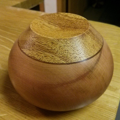 Partridgewood and Tasmanian Myrtle (turned)